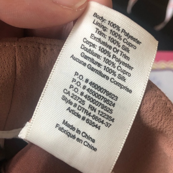 ARITZIA WILFRED CHAMBREY NUTMEG TROUSER PANT SIZE 10 - Picture 10 of 11